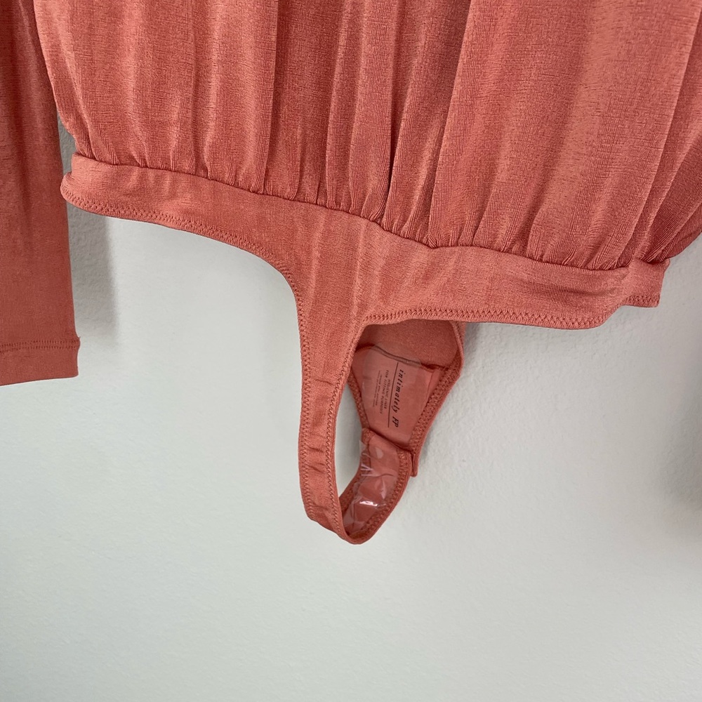 NWT FREE PEOPLE Turnt Bodysuit in Copper - Picture 10 of 13